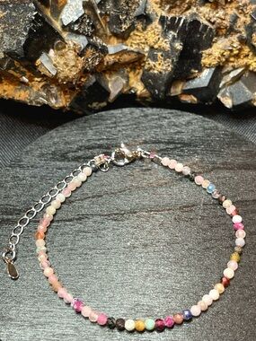 🌑Multi Gemstone Adjustable Bracelet Copper Clasp🌑